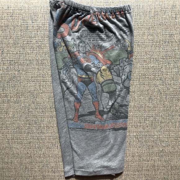 Superman Superhero DC Comics two piece set retro t- shirt toddler pajamas - Picture 7 of 8